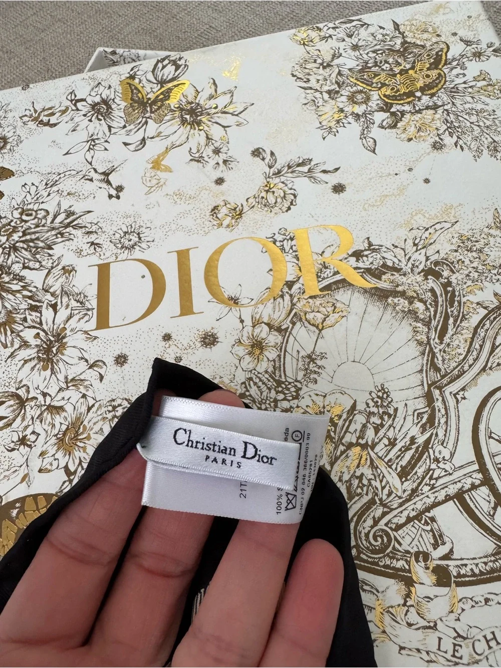 Christian Dior La Force scarf